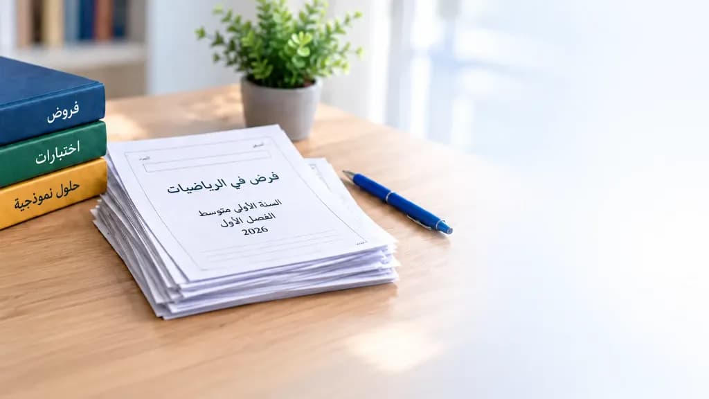 فروض الفصل الأول