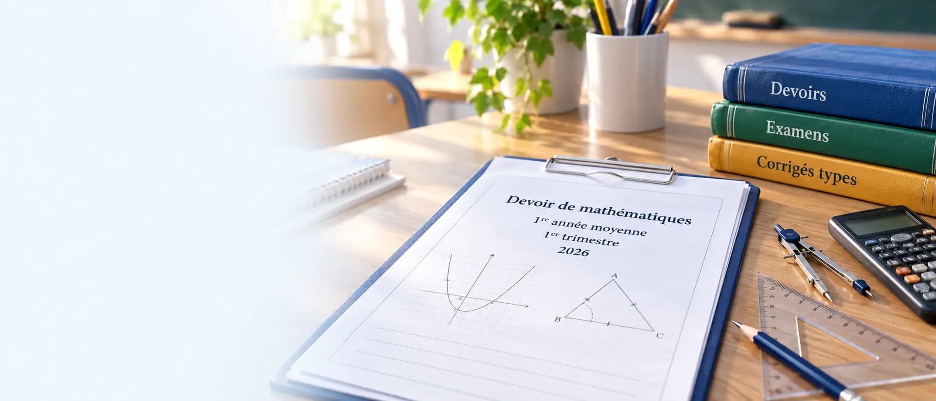 Devoirs du 1ᵉʳ trimestre