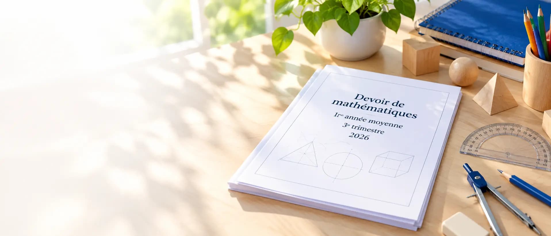 Devoirs du 3ᵉ trimestre