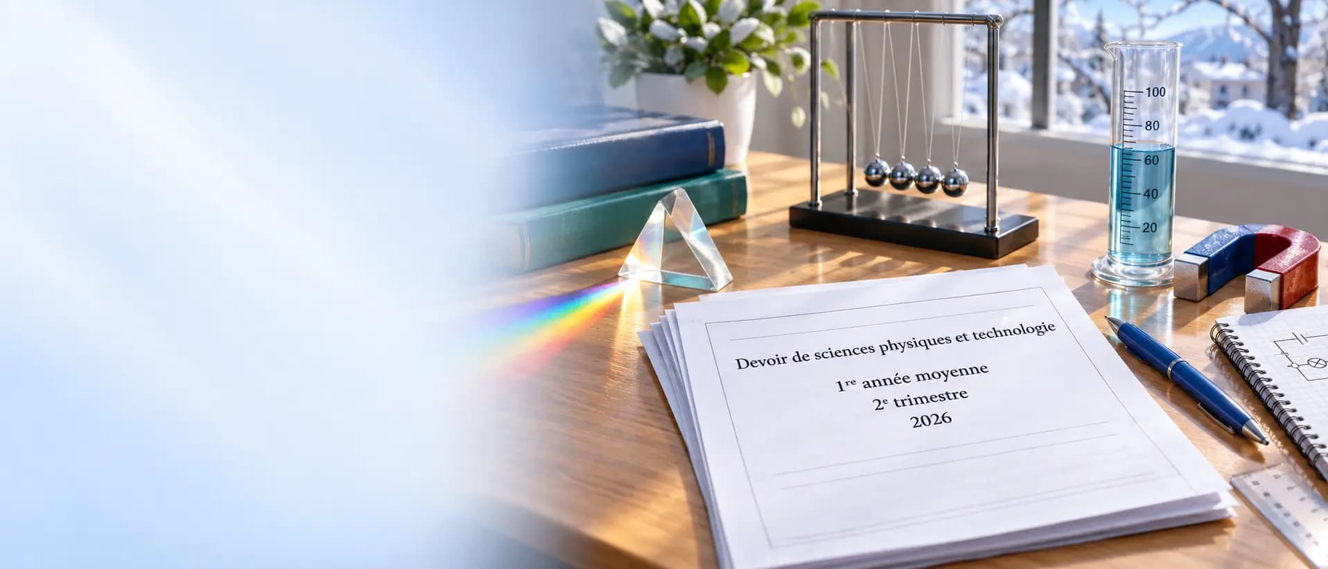 Devoirs du 2ᵉ trimestre