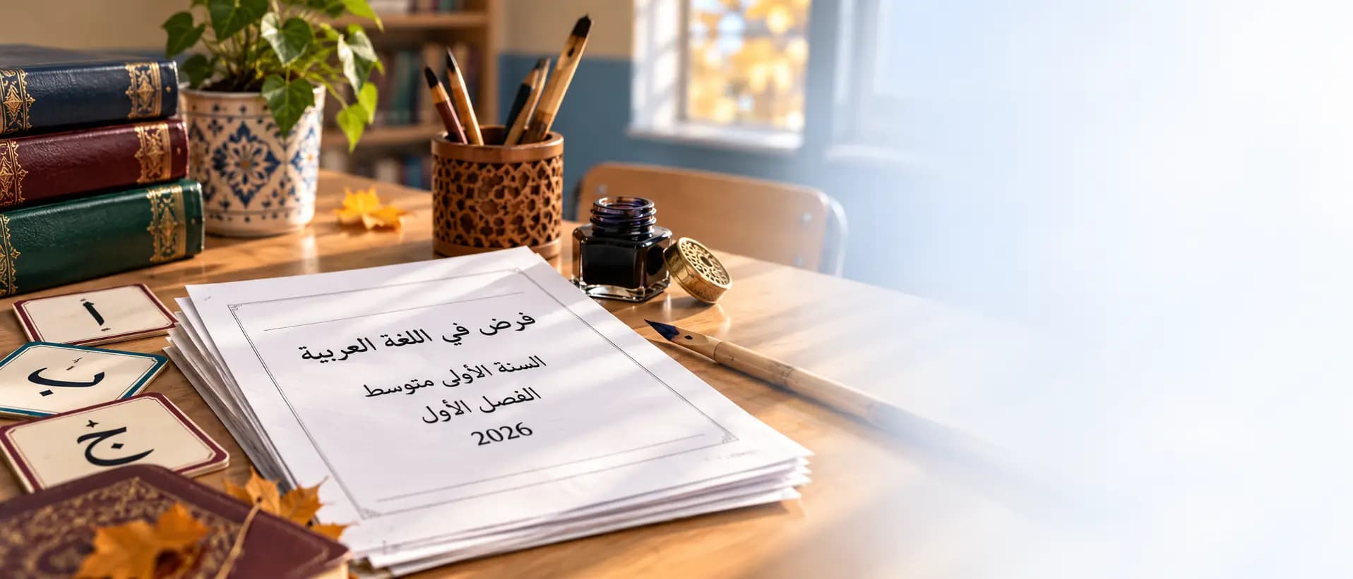 فروض الفصل الأول