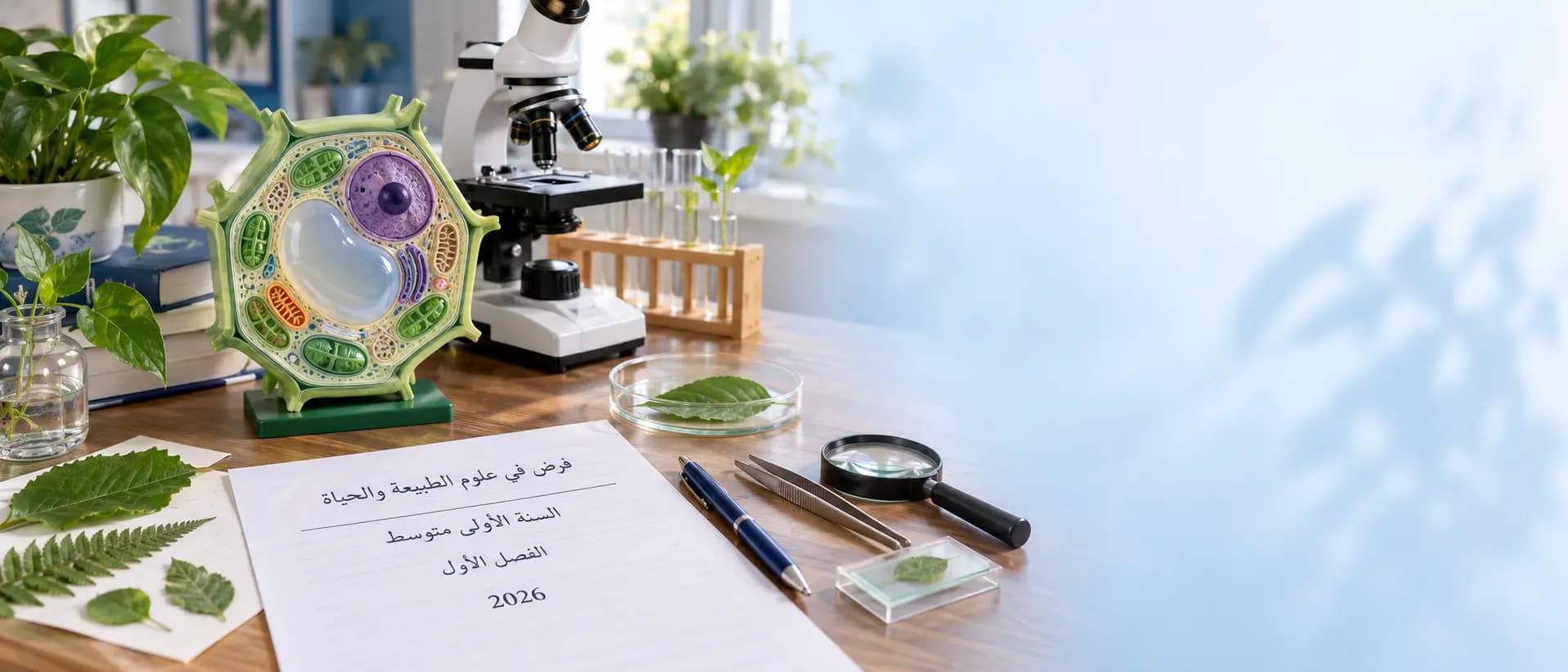 فروض الفصل الأول