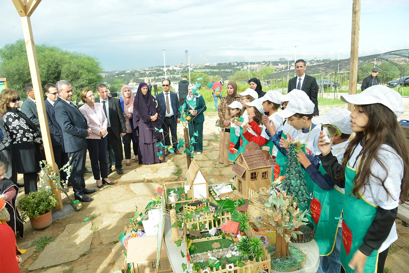 وزير التربية الوطنية يشرف على تظاهرة بيئية موجهة للأطفال، تحت شعار: "دور الرقمنة في تعزيز الوعي البيئي لأطفالنا"